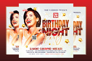 Birthday Night Party, a Flyer Template by MithilaCreation (Thumbnail 1 of 7)