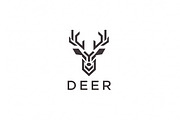 Geometric Deer Logo, a Branding & Logo Template by Logocreative (Thumbnail 2 of 2)