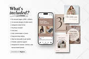 Coach Carousel Instagram Posts Beige, a Social Media Template by DigiPax (Thumbnail 2 of 11)