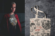 Noir old school tattoo, a Background Graphic by intueri (Thumbnail 4 of 7)