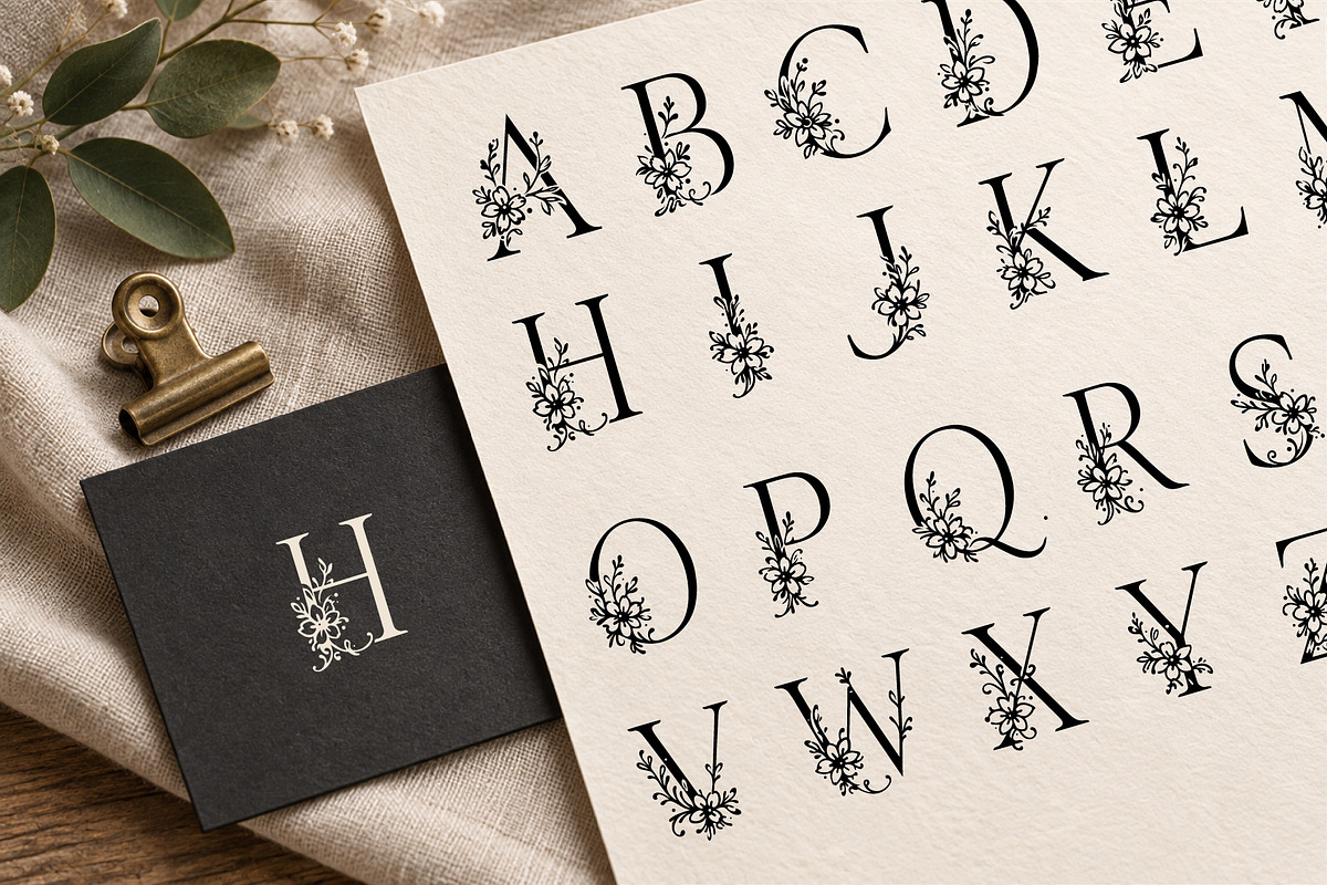 Floral Lace Frames & Ornament Bundle, an Object Graphic by Christine Krahl (Photo 17 of 24)
