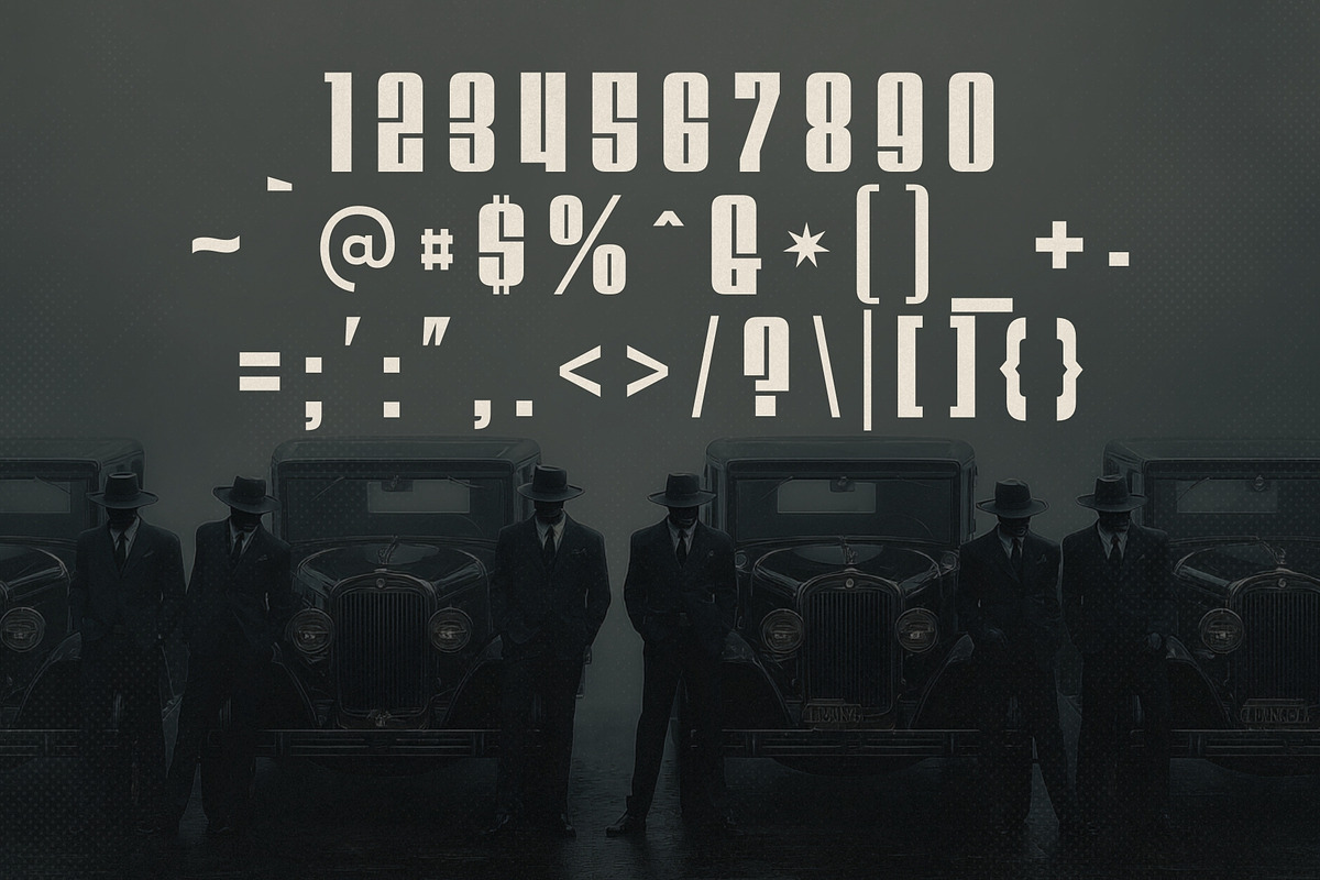 Shadow Syndicate Typeface, a Sans Serif Font by HipFonts (Photo 5 of 9)