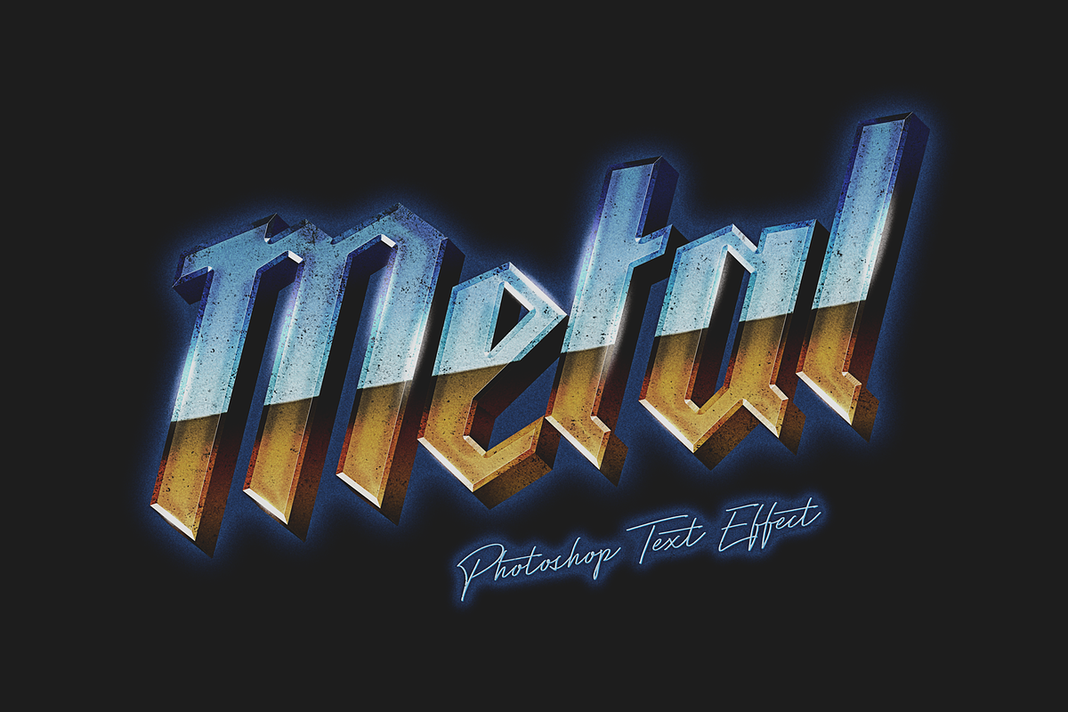 80's Metal Photoshop Text Effect preview 6