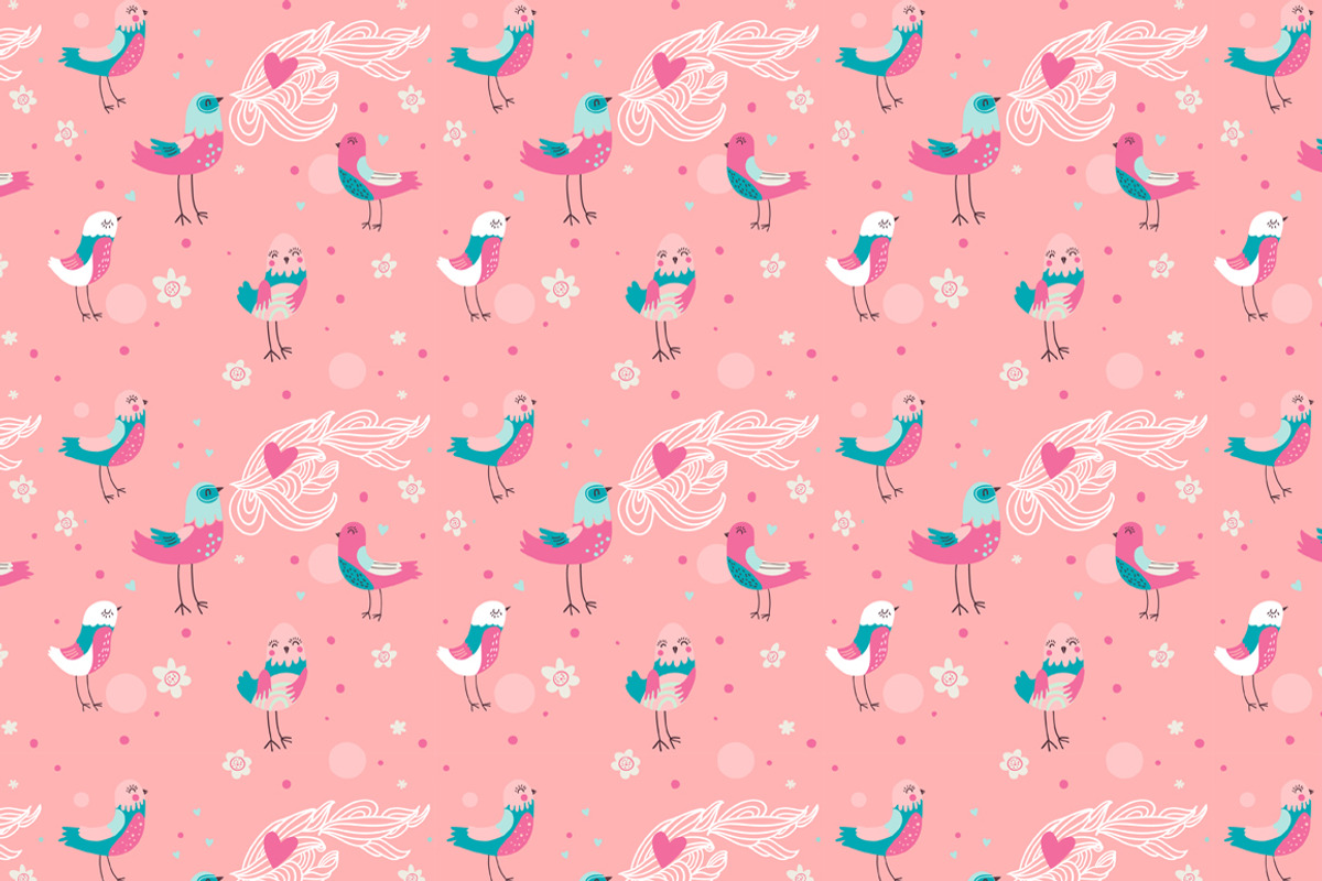 Romantic birds, a Decorative Illustration by totokumi (Photo 4 of 4)