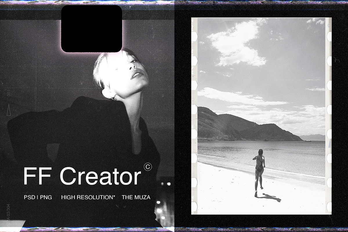Film Frame Creator High Resolution, a Product Mockup by The Muza (Photo 1 of 35)