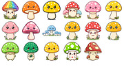 Cute Mushroom Png, an Object Illustration by Forhadx5 (Thumbnail 5 of 11)
