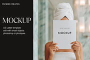 US Letter Mockup – Spa & Wellness, an Advertising Mockup by PhoebeCreates (Thumbnail 1 of 6)