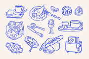 Breakfast food sketches, doodle set, a Food Illustration by Good Studio (Thumbnail 4 of 7)