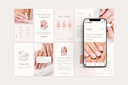 Nail Tech Instagram templates, a Social Media Template by LiliesandBerries (Thumbnail 11 of 21)