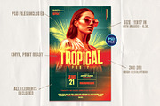 Tropical Poster Template, a Print Template by Rome B Creation (Thumbnail 3 of 3)