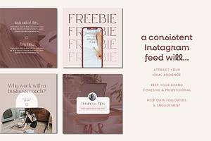 Business Coach Instagram Posts Canva