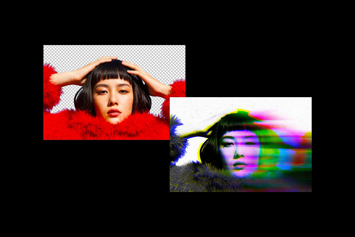 Glitch Prism Smudge Photo Effect, a Layer Style Add-On by Design Squad (Photo 4 of 4)