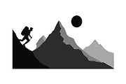 Mountain Adventure Silhouette Bundle, an Object Graphic by Gfx_Store (Thumbnail 13 of 16)