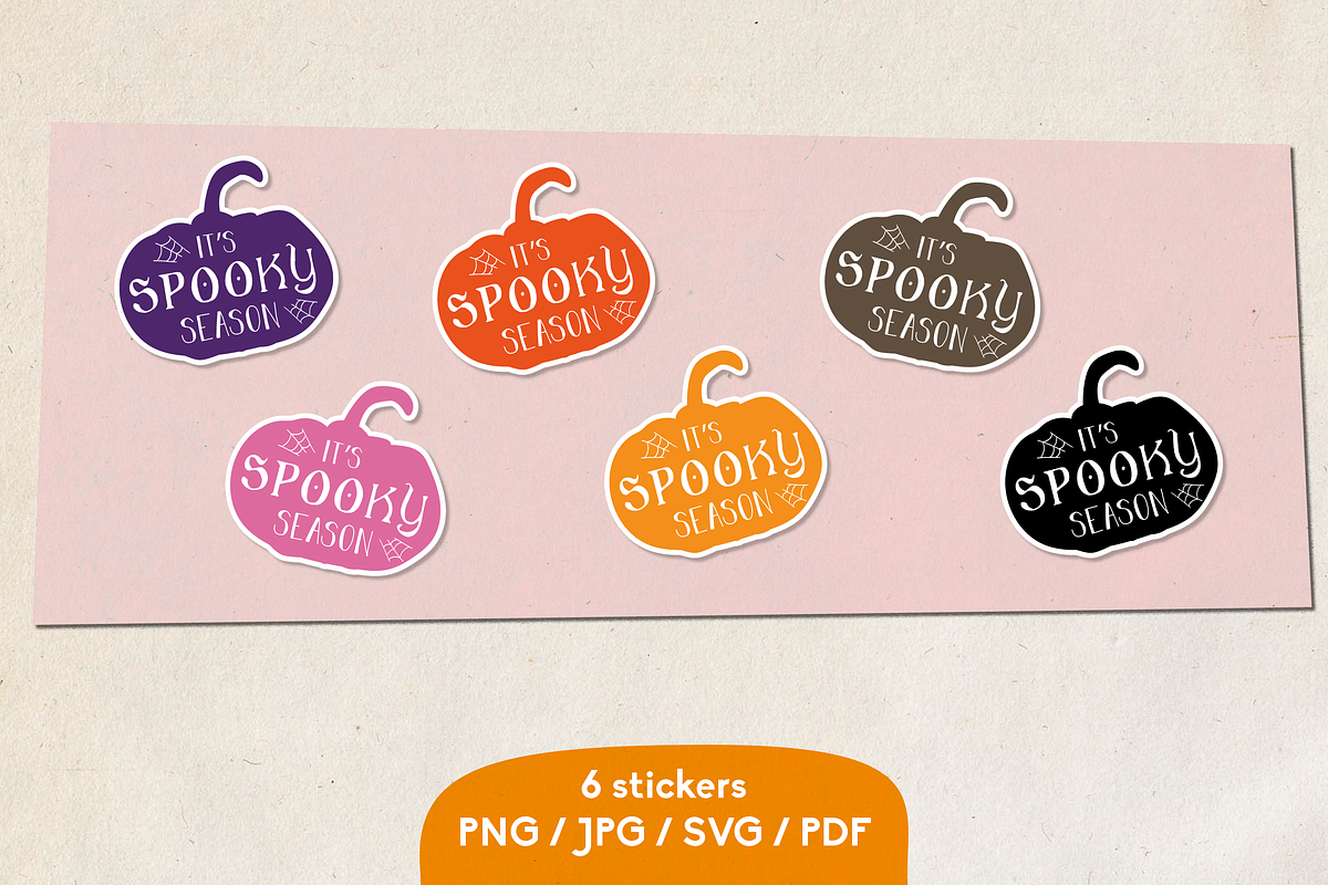 Halloween Bundle Pumpkin Spooky Cut, an Illustration by InkCloudDesign (Photo 4 of 10)