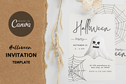 Halloween Invitation Template, an Invitation Template by Thursdaypaper (Thumbnail 1 of 4)