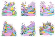 Whimsical Easter Pathway Clipart, an Illustration by Dream Creation (Thumbnail 4 of 7)