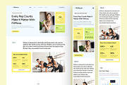 Fitness SaaS Website UI Figma, an UI Kit Template by peterdraw (Thumbnail 7 of 7)