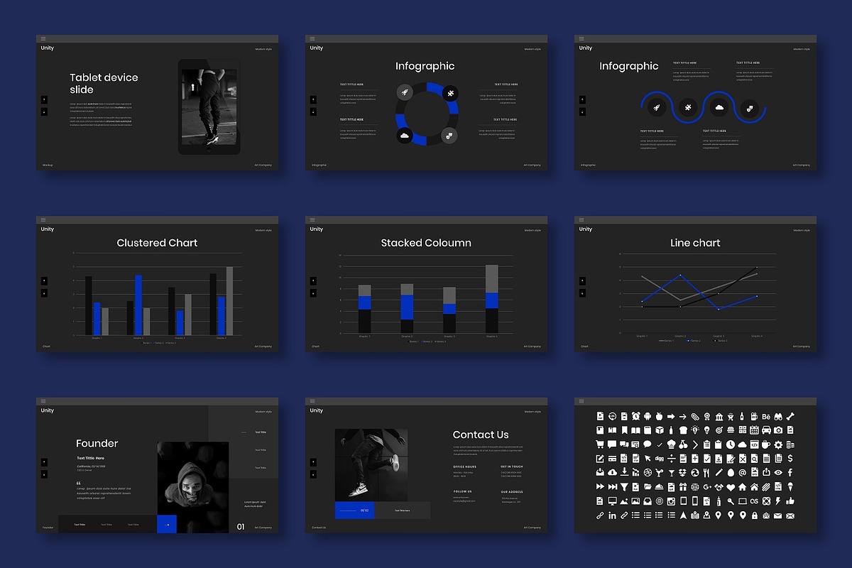 Unity - Business PowerPoint, a Presentation Template by Dens Creative ...