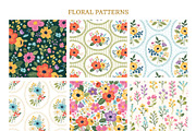 Spring Florals | Clipart and Pattern, a Decorative Illustration by Leysan Shayak (Thumbnail 11 of 12)