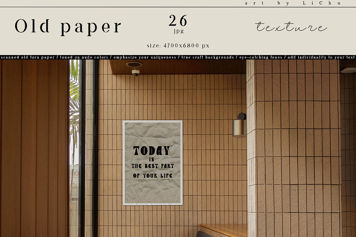 Old paper texture pack, a Texture Graphic by LiChu Art (Photo 4 of 10)