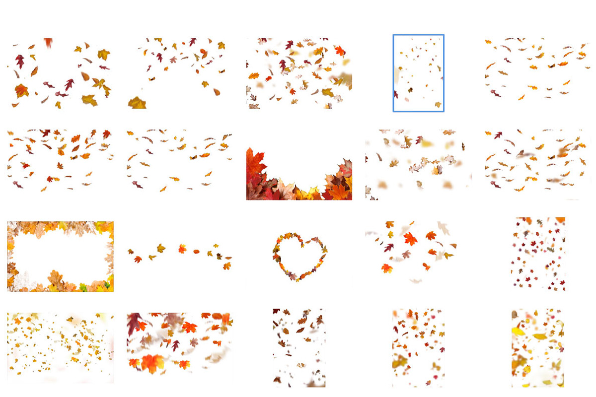 +83 Autumn Leaves Overlays, a Layer Style Add-On by CreativePresets.com (Photo 15 of 16)