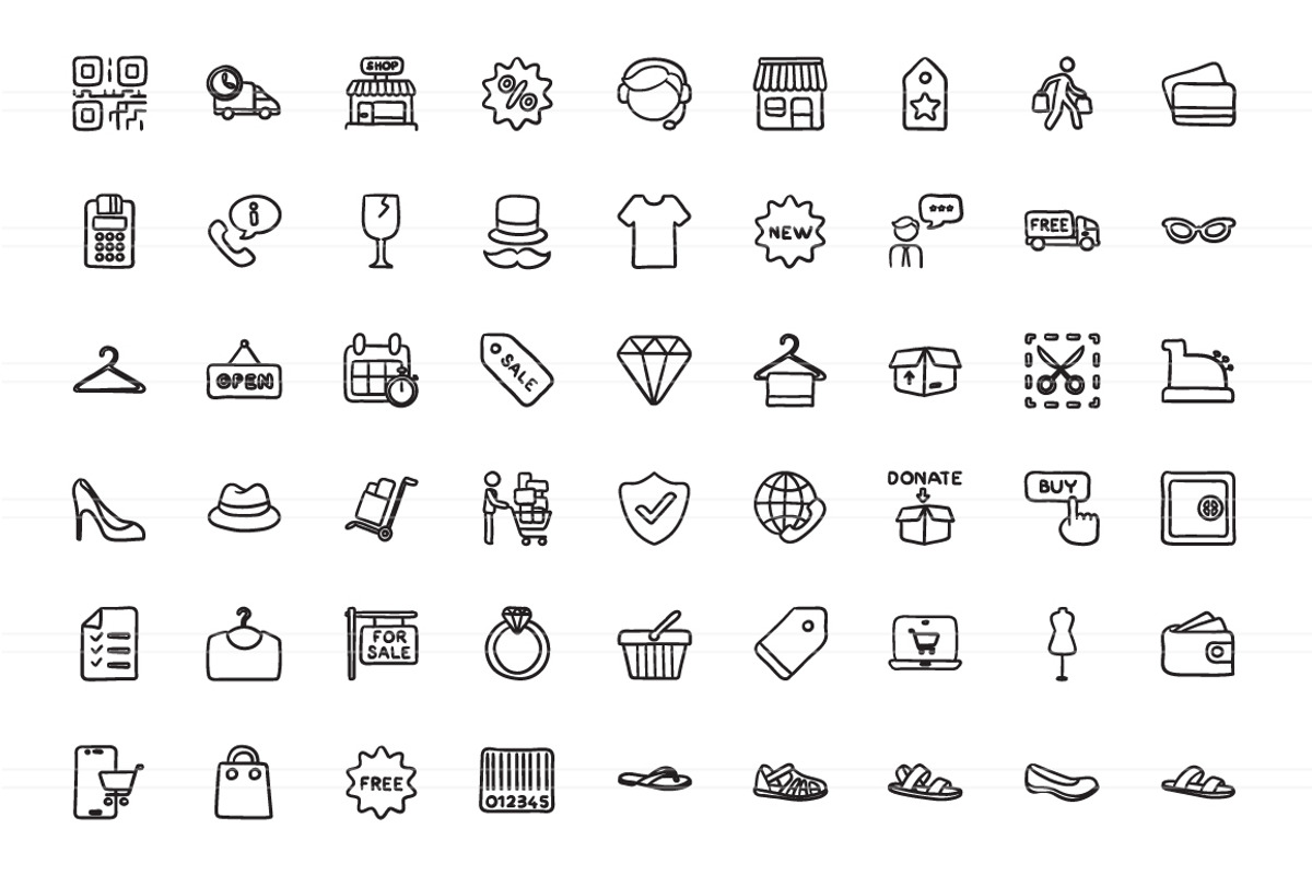 2100 Hand drawn vector icons, an Outline Icon by Visual Generation (Photo 27 of 43)