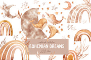 SALE! Watercolor BOHO collection, an Animal Illustration by Tiana Geo (Thumbnail 1 of 23)