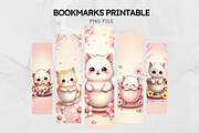 10 Cute Kitten Bookmarks Digital, an Illustration by Wilin Digital (Thumbnail 2 of 3)