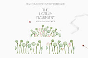 LOTUS Real Watercolor Flowers, a Decorative Illustration by Lana Elanor (Thumbnail 8 of 10)