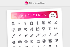 Health 700 Line Icons Bundle