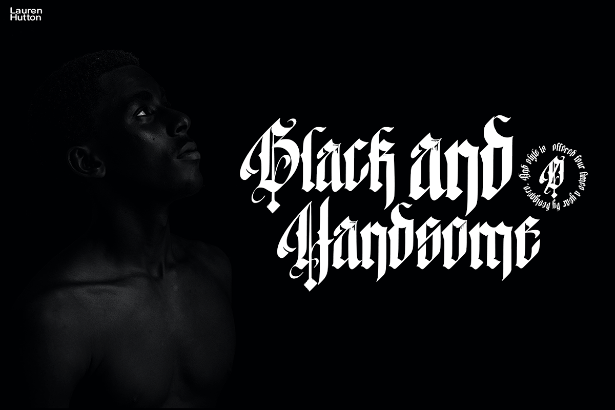 Antithesis Letter - Blackletter Type, a Blackletter Font by Meizzaluna Design (Photo 9 of 10)