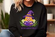 Book Witchs Book of Spells Halloween, an Illustration by DreamCafeArt (Thumbnail 3 of 7)