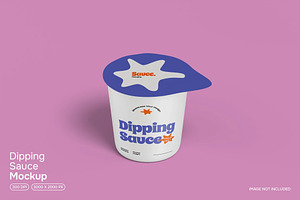 Dipping Sauce Mockup, a Packaging Mockup by renderstockmarket