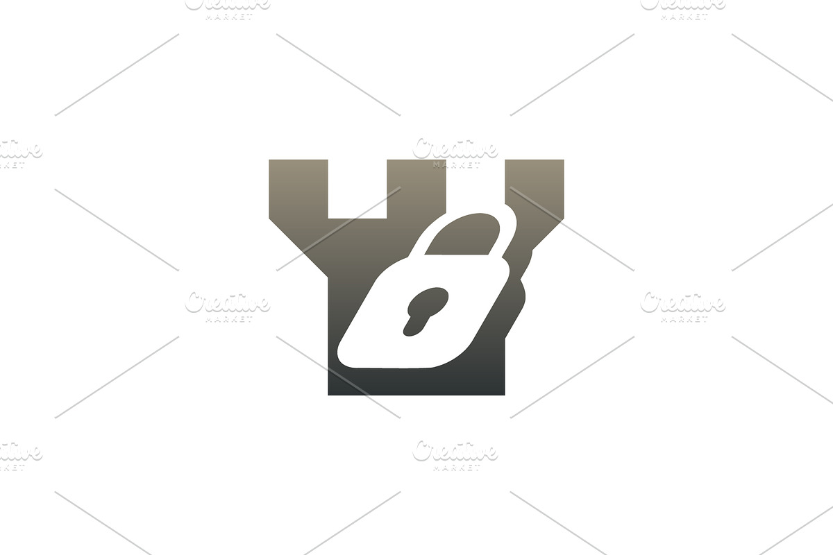 modern and elegant fort padlock logo, a Branding & Logo Template by Rasagama Studio
