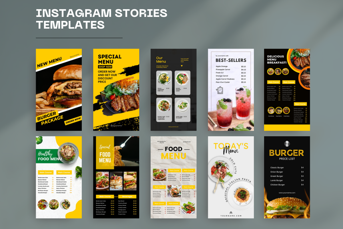 250+ Food & Beverage Templates, a Social Media Template by ResumeFabs (Photo 3 of 6)
