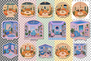 Astro Abode Zodiac Room Clipart, an Object Graphic by Jakayla Digital Co (Thumbnail 16 of 30)