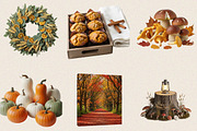 Cozy Fall Autumn Sublimation Clipart, an Illustration by SVGArt (Thumbnail 8 of 8)