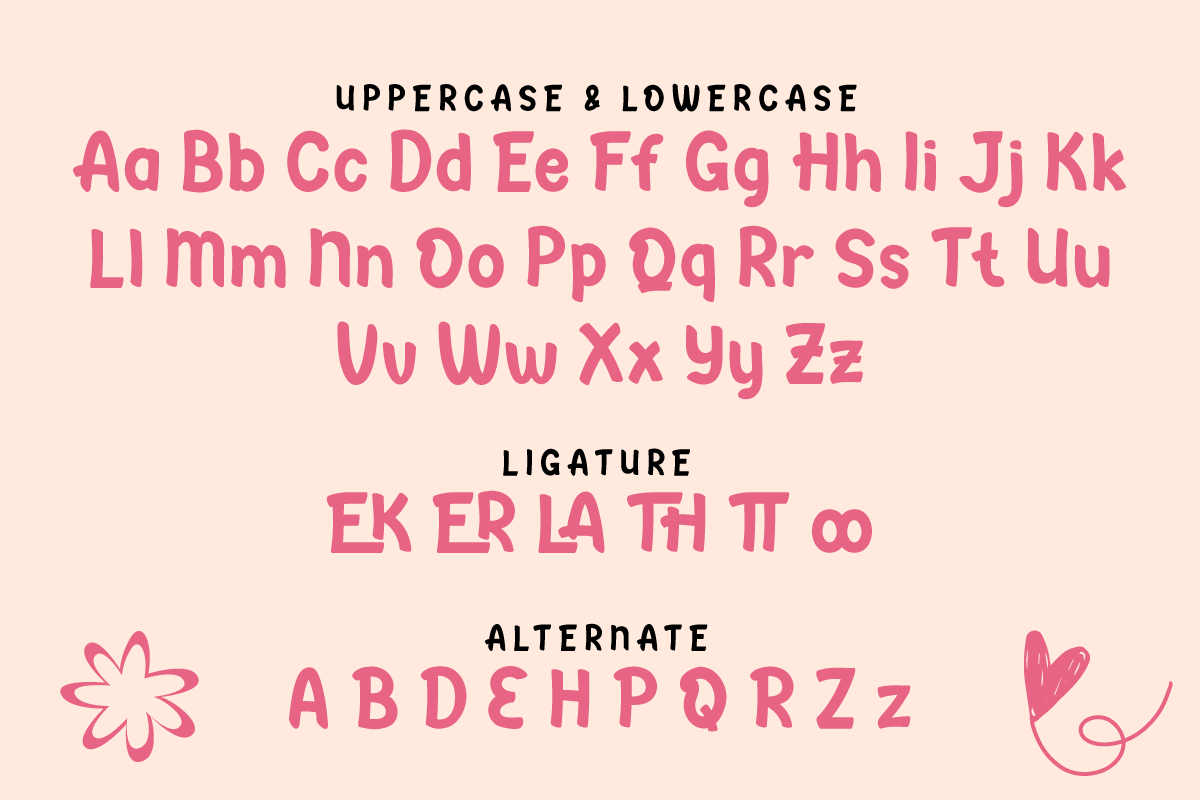 Lirzec | Playful Font Display, a Sans Serif Font by twinstd (Photo 8 of 11)