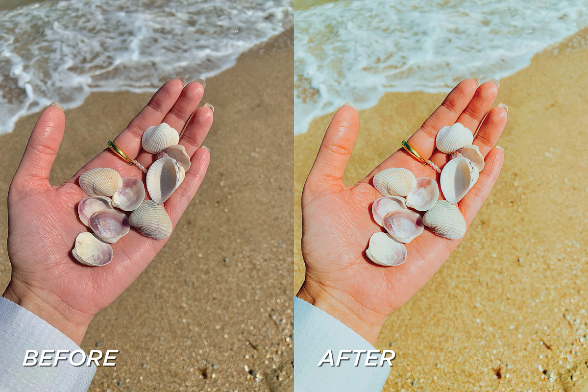 15 Beachy Lightroom Presets, a Palette Add-On by TheWayfarerShoppe (Photo 6 of 9)