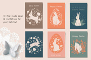 Easter bunny clipart, an Object Illustration by svetlatek (Thumbnail 4 of 9)