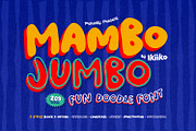Mambo Jumbo - Fun Doodle Font, a Handwritten Font by ikiiko (Thumbnail 1 of 7)