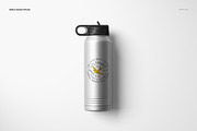 S. Steel 30 oz. Water Bottle Mockup, a Product Mockup by creatsy5 (Thumbnail 4 of 12)