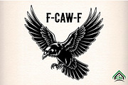 F-CAW-F Raven Digital PNG, an Illustration by Craft Nest (Thumbnail 1 of 5)