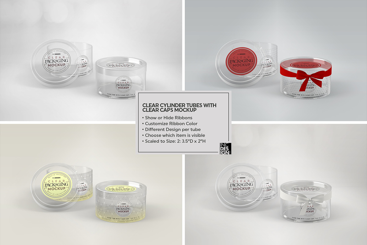 05 Clear Container Packaging Mockups, a Packaging Mockup by INCDesign (Photo 5 of 20)