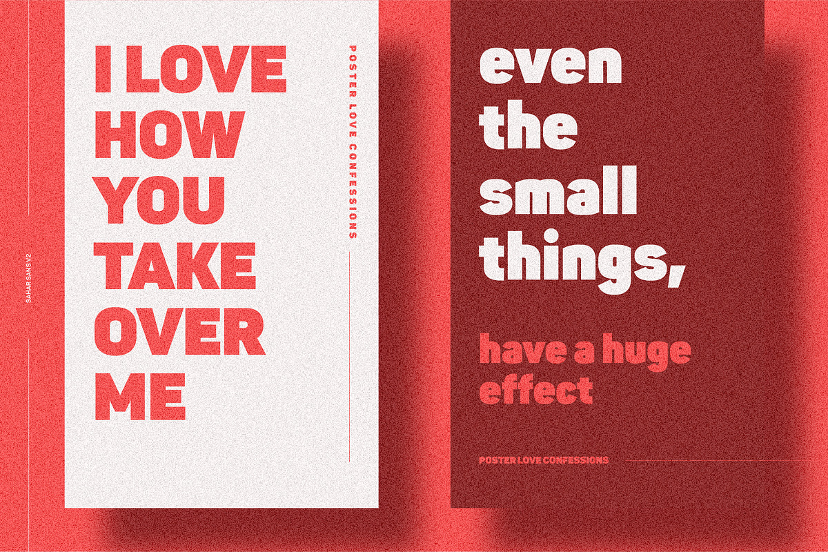 Sahar - 18 Fonts Typeface, a Sans Serif Font by Lella7 (Photo 25 of 29)