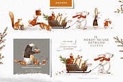 Four Seasons Animals Bundle, an Animal Illustration by TL Design (Thumbnail 8 of 27)