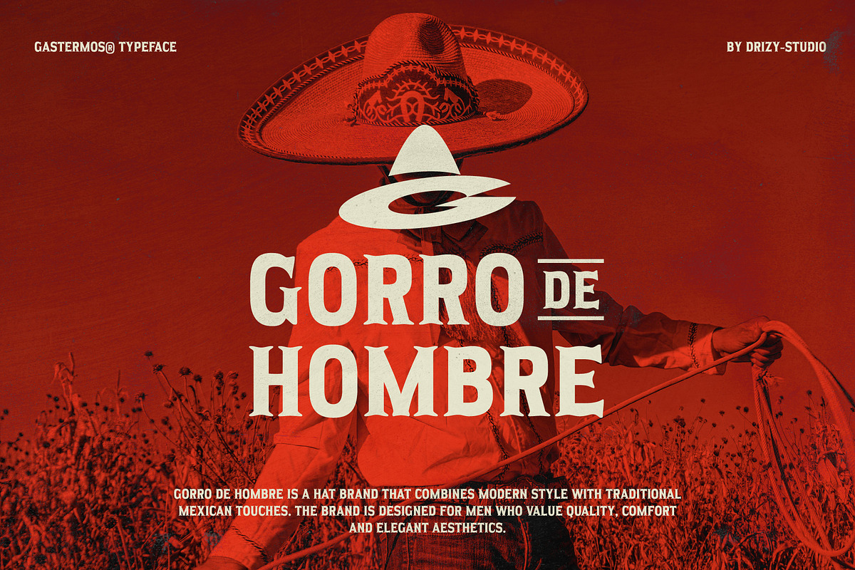 Gastermos – Mexican Tuscan Serif, a Serif Font by Drizy (Photo 8 of 10)