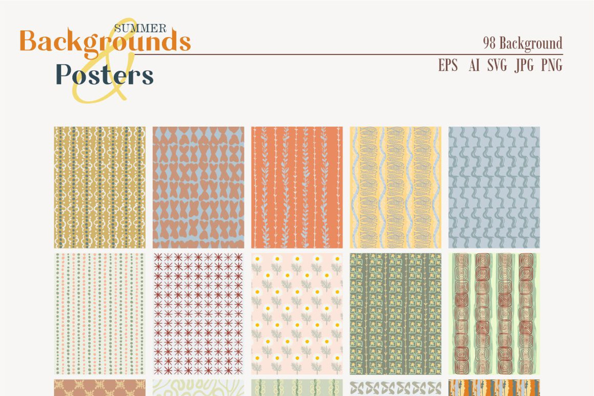 Backgrounds and Posters (Summer), a Background Graphic by Collection by VY (Photo 8 of 10)