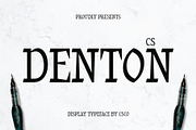 CS Denton – Flat Brush Font, a Serif Font by Craft Supply Co. (Thumbnail 1 of 8)