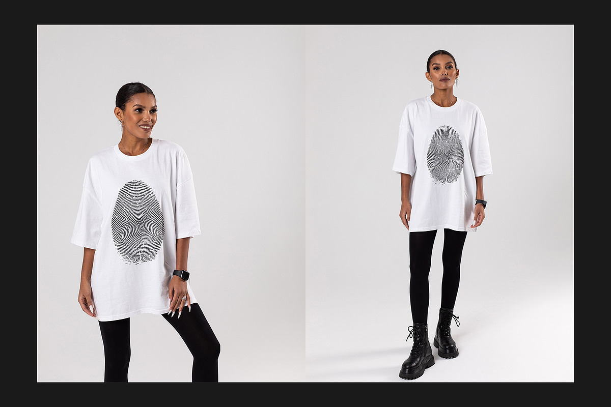 T-Shirt Mock-Up Set, a Shirt Mockup by Freeman Studio (Photo 6 of 15)